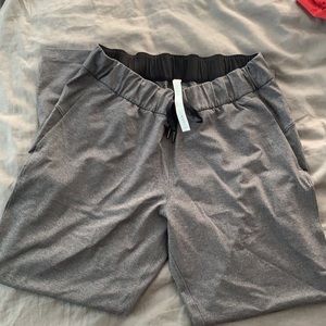 Lululemon on the fly 7/8 pants. Size 10.